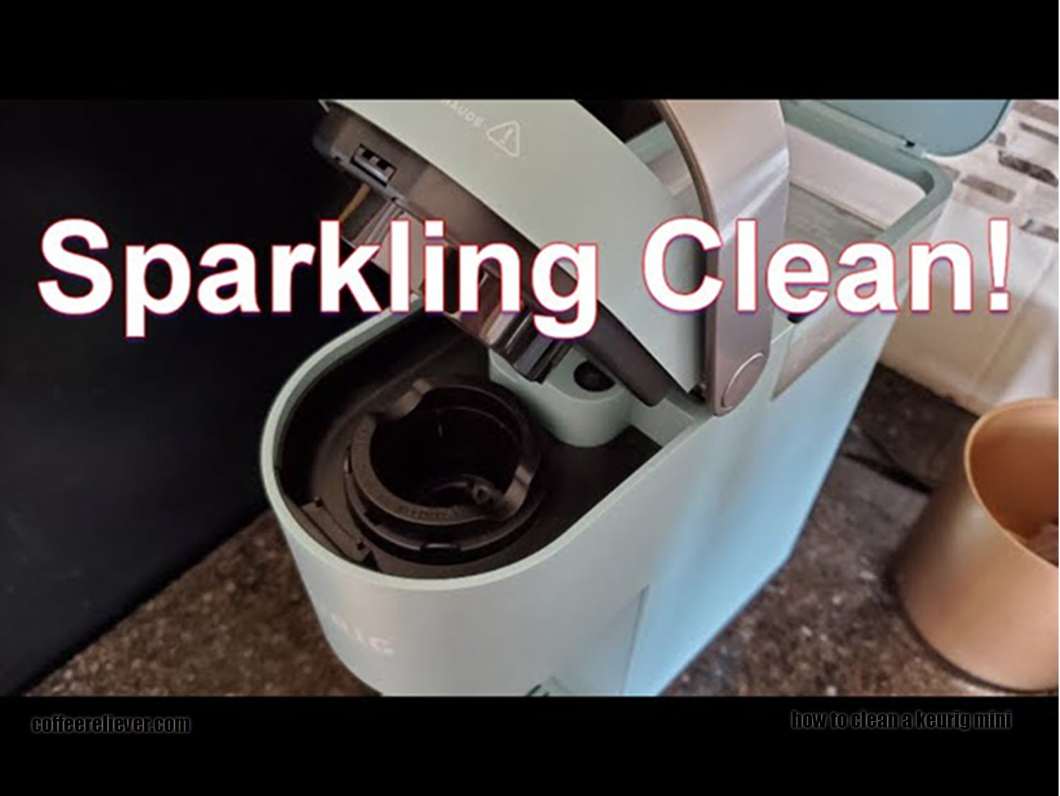 this is picture how to clean a keurig mini